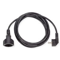 BACHMANN AC230V Câble prolongateur, prises type 2P+T allemand, noir, 10 m