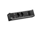 BACHMANN CONI S 2xCH 0° 1xUSB C/C 45W, L=0,2m