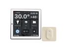 Shelly Wand Display Set weiss, inkl. Temeratur & Feuchtesensor, ivory