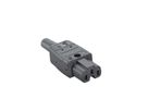 BACHMANN Heißgerätedose Typ 789 155°C, schwarz