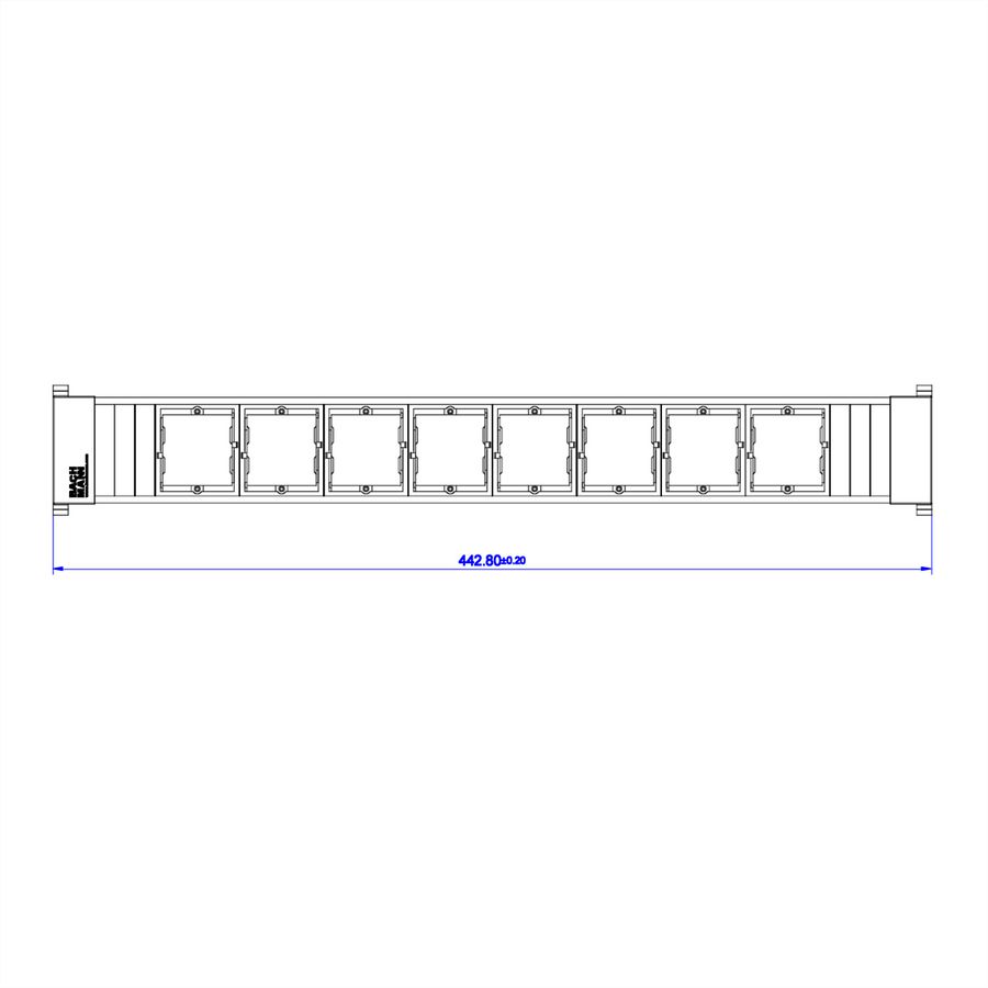 BACHMANN CONFERENCE TOP FRAME X-Large Insert 8x ABD