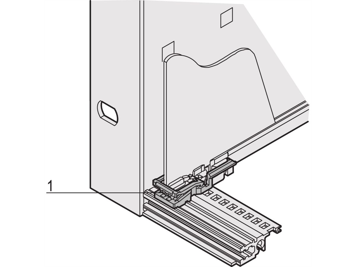 SCHROFF Leiterplattensicherung B1, B2 - LEITERKARTENSICHERUNG 10STK