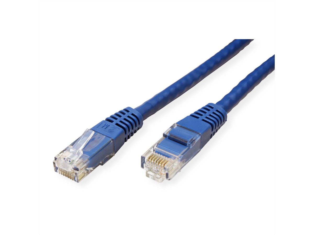 VALUE Patchkabel Cat.6 (Class E) UTP, blau, 7 m