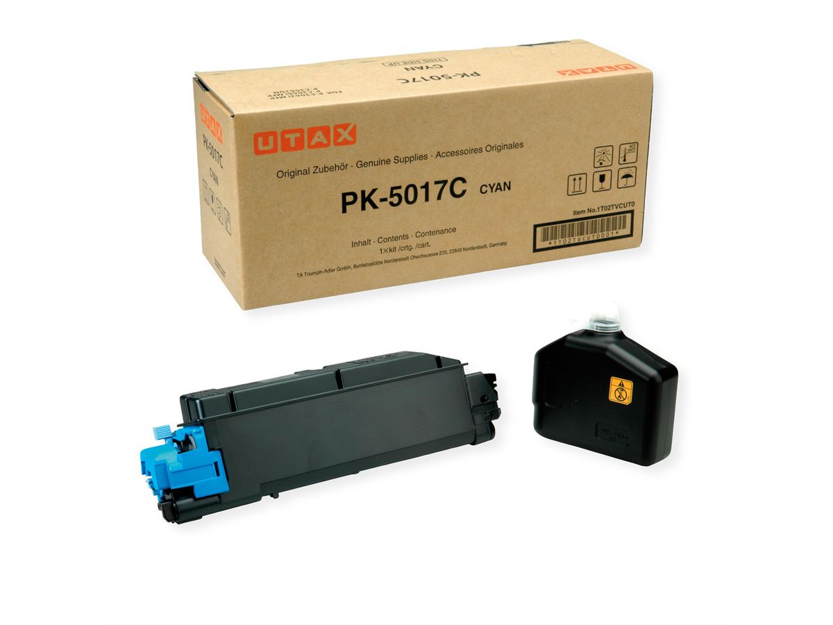 UTAX PK-5017C Toner, cyan für ca. 6.000 Seiten