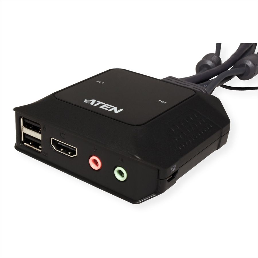 ATEN CS22H 2-Port USB 4K HDMI KVM Switch