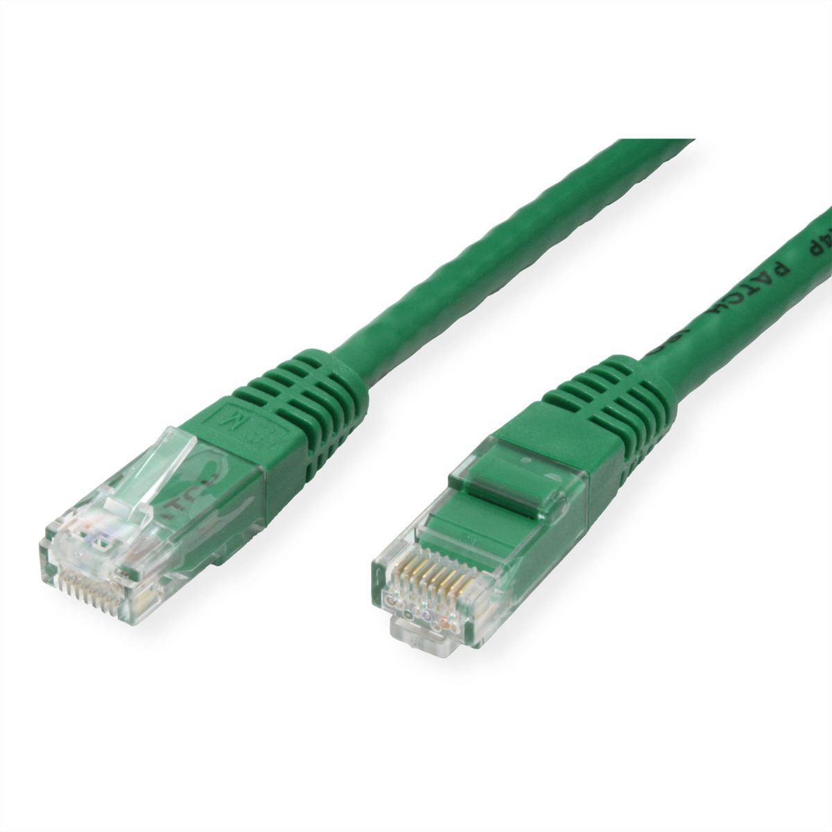 Cordon VALUE Cat.6 (Classe E) UTP confectionné, vert, 1 m