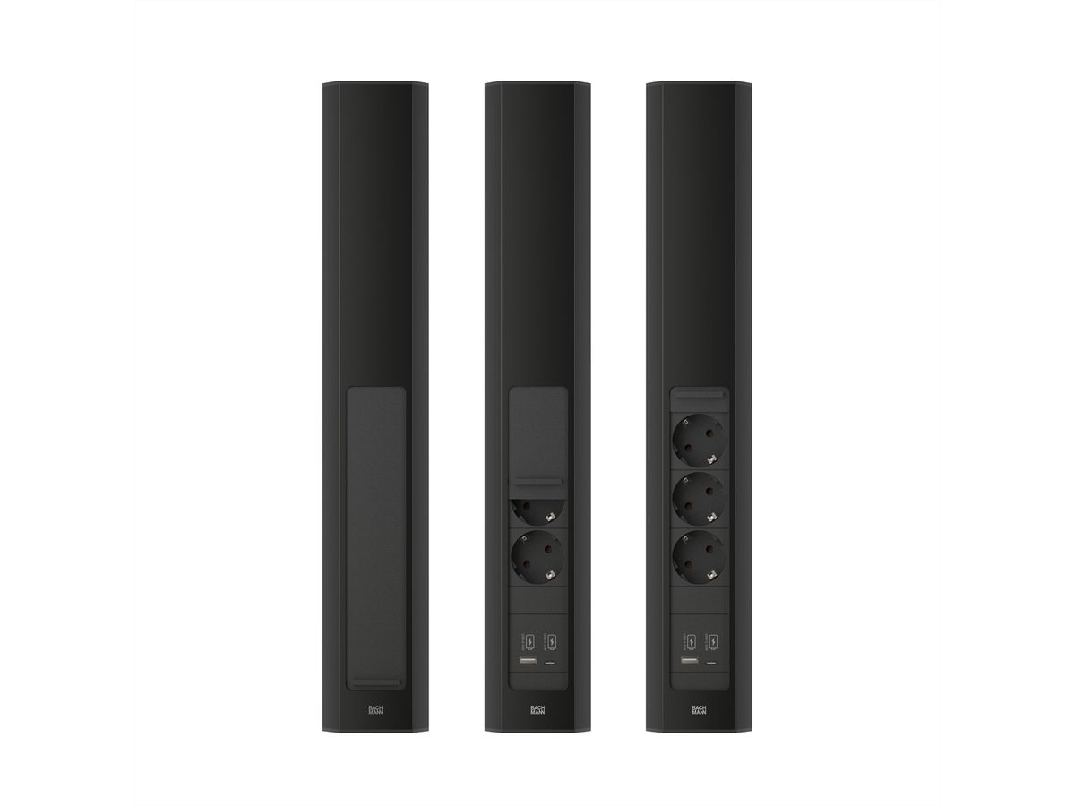 BACHMANN CASIA 2 3xCEE7/3 1xUSB A/C 22W 2,0m AEH SW