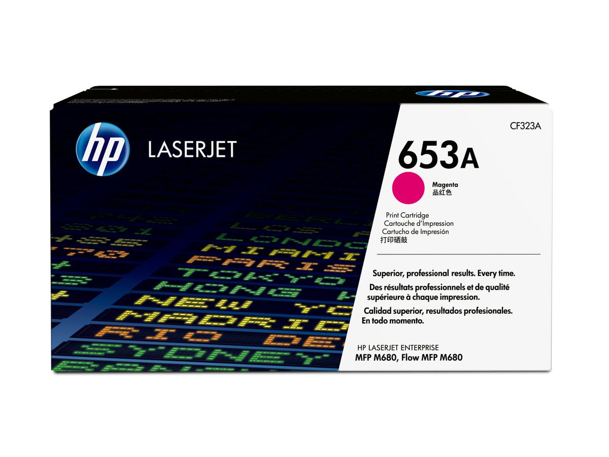 HP 653A toner magenta authentique LaserJet