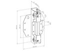 Hagor Adaptateur mural usage intensif, comPROnents Komponente