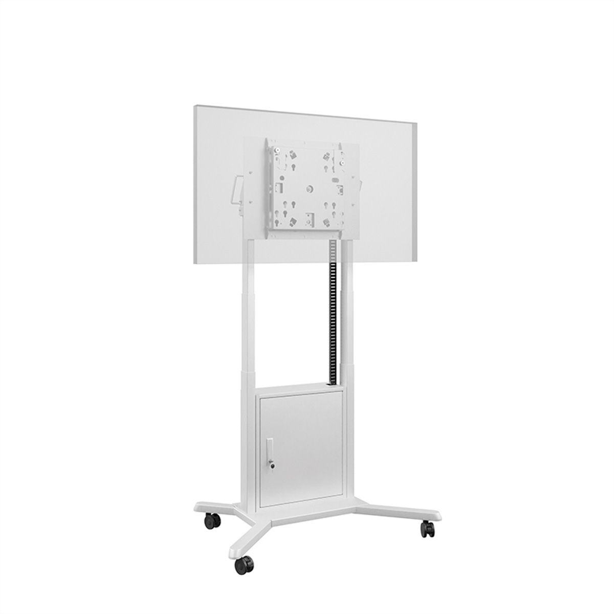 Hagor Système de support mobile Mobile Lift Pro Light III Flip, système de levage mobile, spécifique à l'écran Samsung Flip, blanc