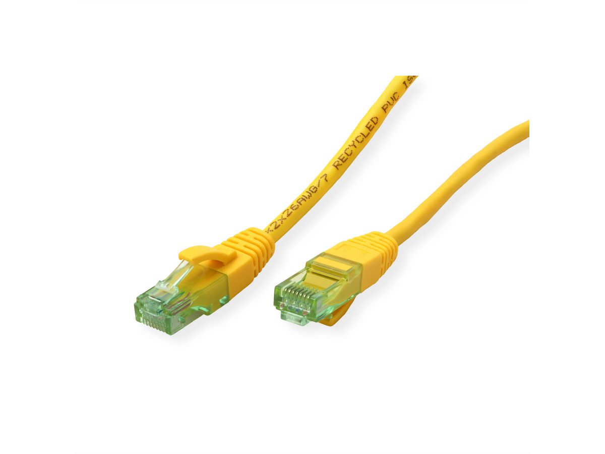 ROLINE RM Patchkabel Cat.6A UTP, gelb, 20 m