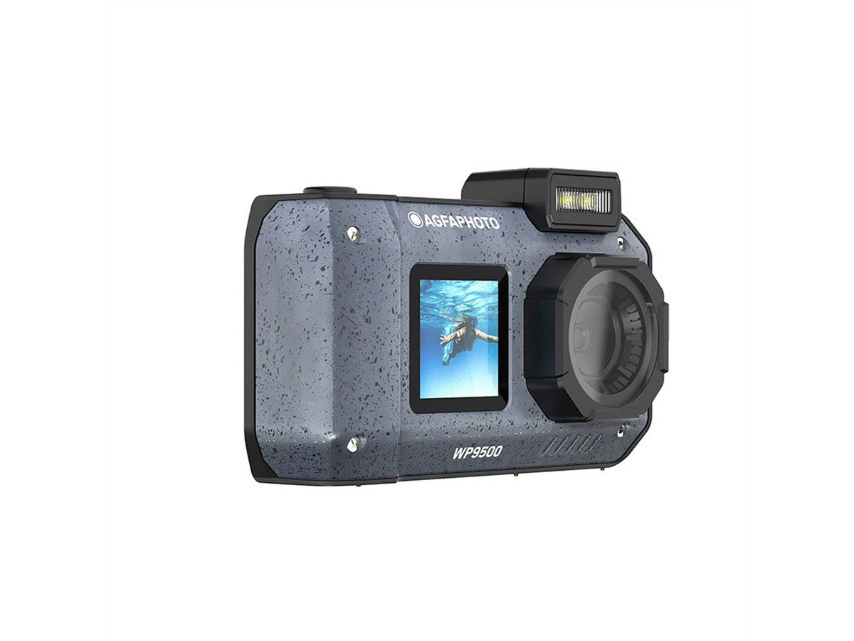 Agfa WP9500 Compact Digital Camera, Black, Waterproof