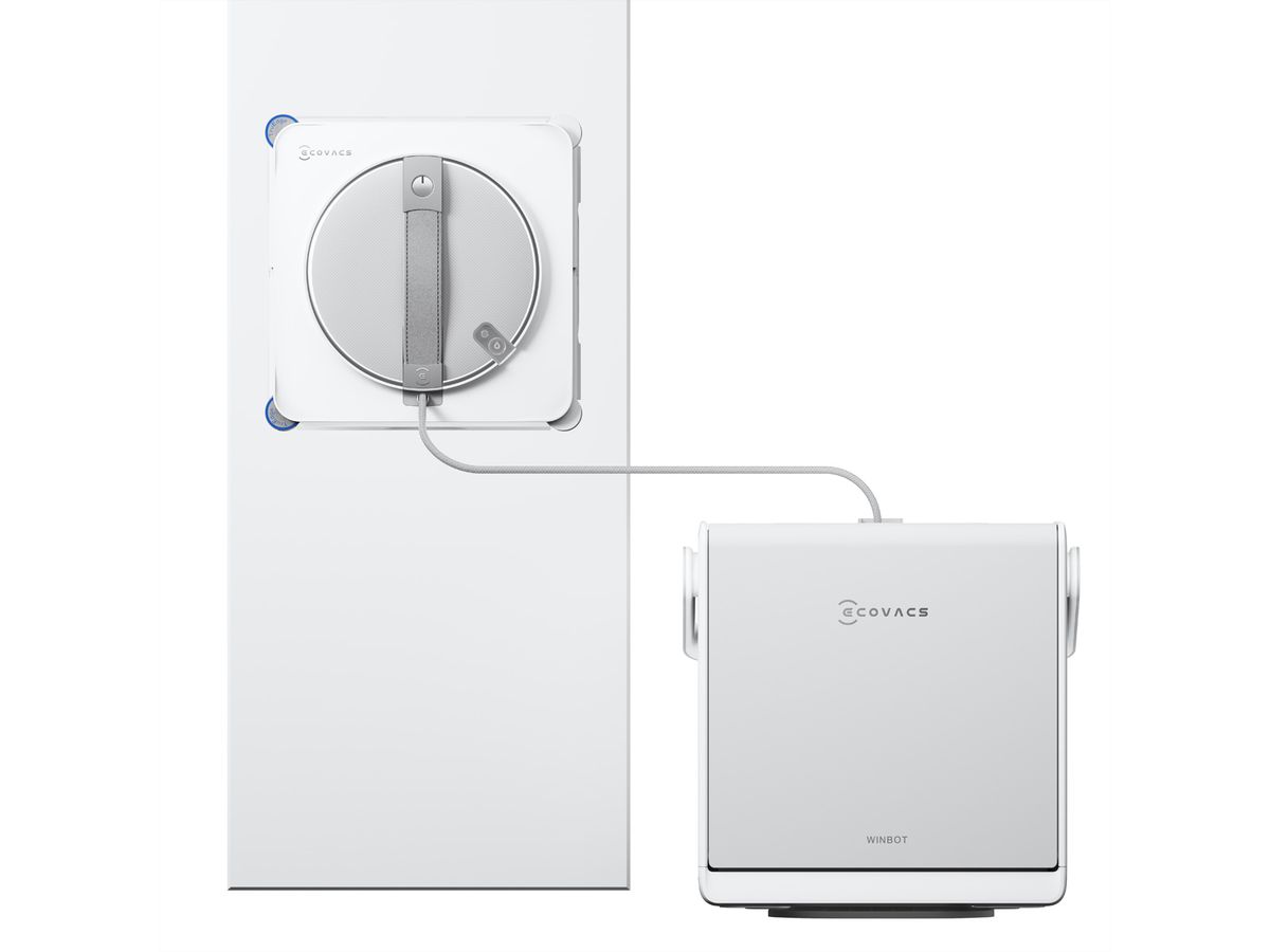 Ecovacs nettoyeur de vitres W2S OMNI, Winbot, blanc