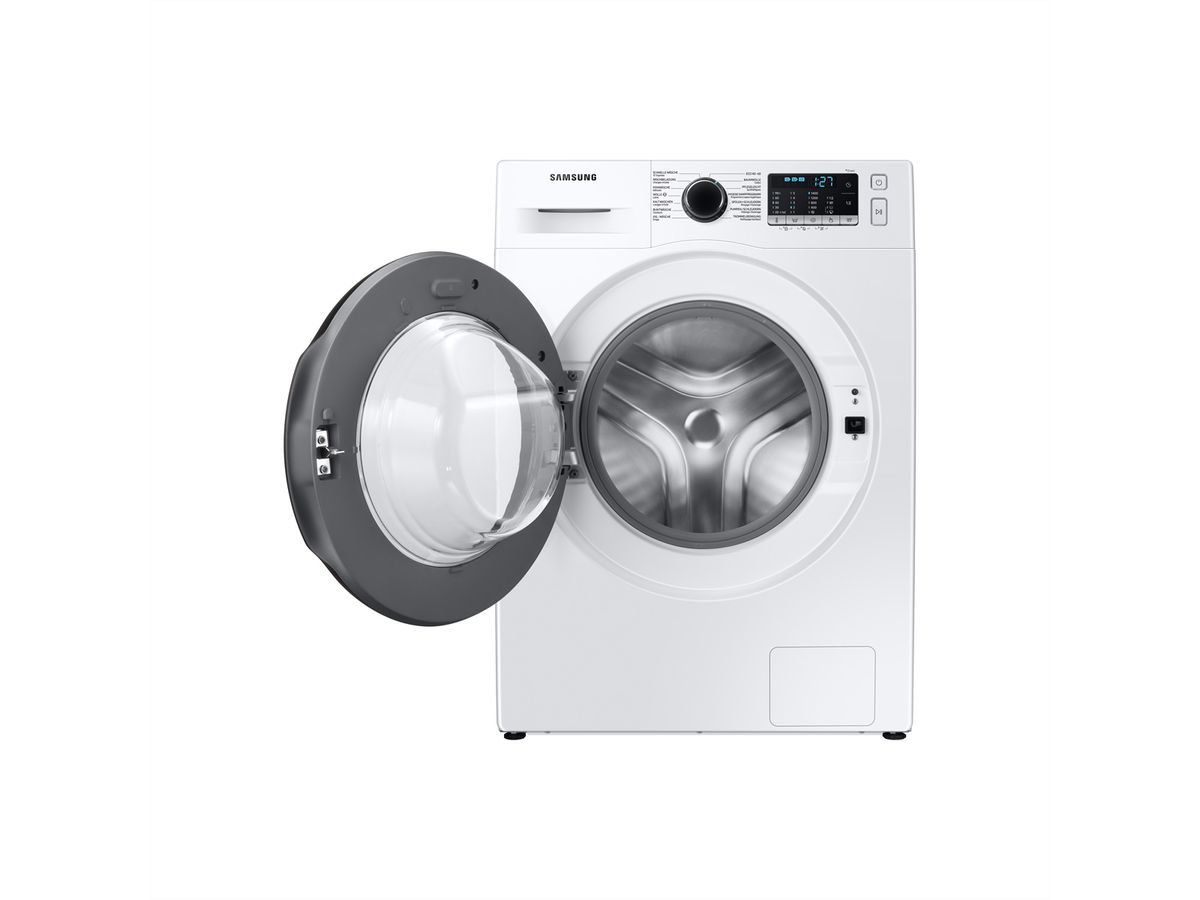 Samsung Waschmaschine WW5000, 9kg, weiss, Carved Black, WW90TA049AE/WS
