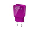 Xlayer Netzadapter USB, 2.1 A, violett