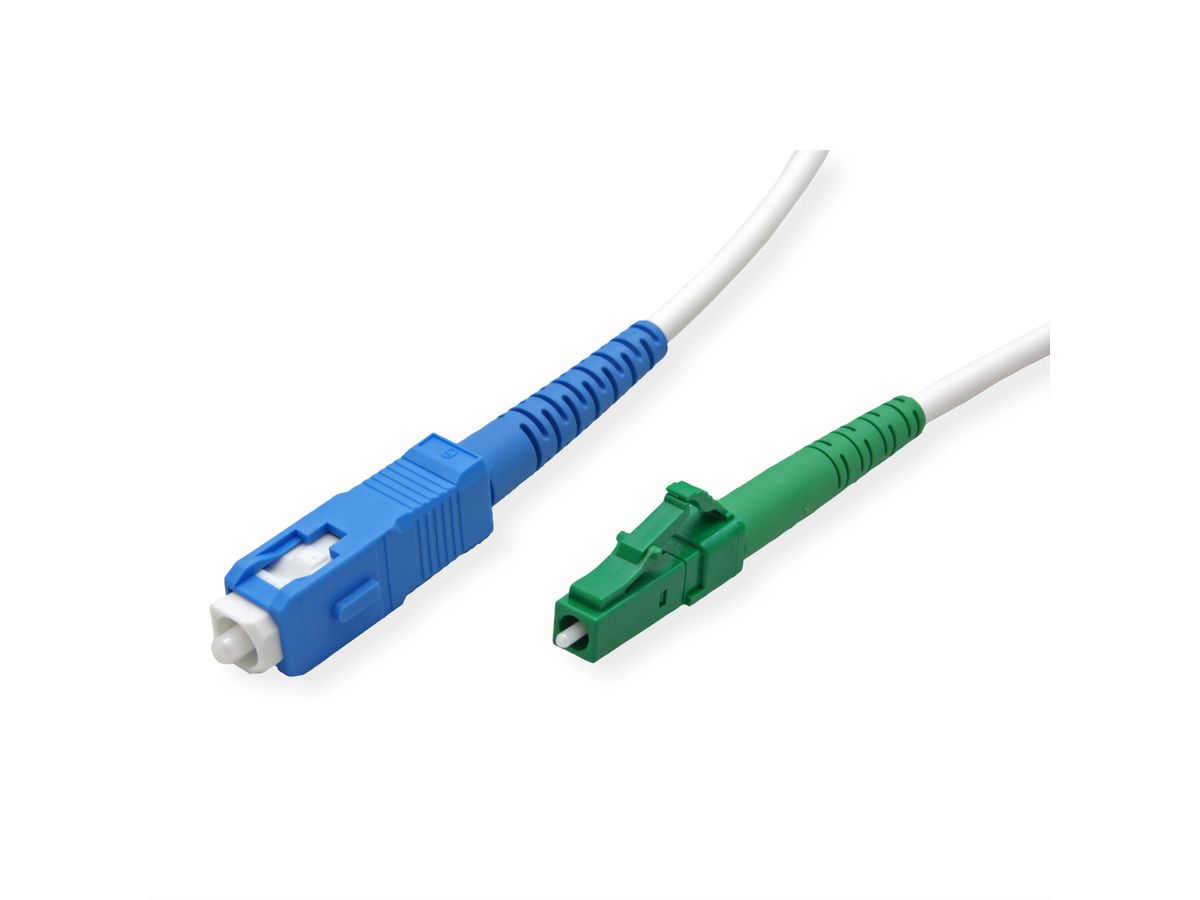 METZ CONNECT OpDAT cordon de brassage, SC-S/LC-S APC OS2, 12 m