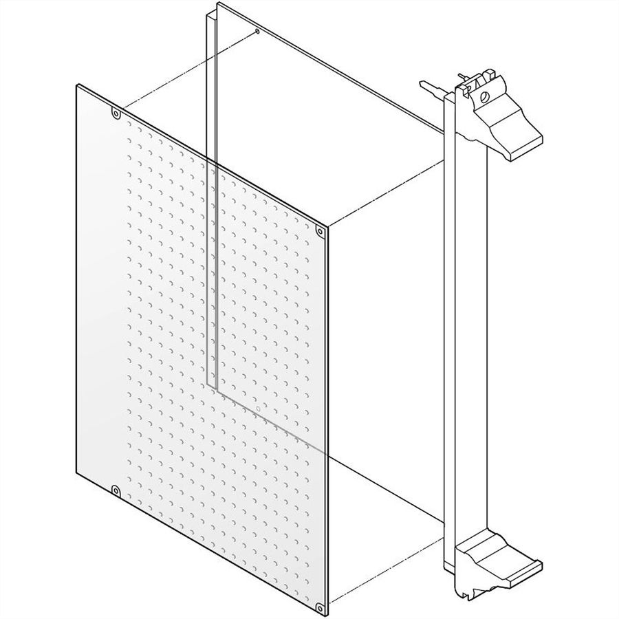 Couvercle latéral à souder pour circuits imprimés SCHROFF, CPCI, 3 U, 100 mm x 160 mm,