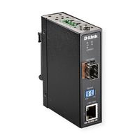 D-Link DIS-M100G-SW Convertisseur de média Industriel 100/1000Base‑TX vers 100Base‑FX/1000Base‑X