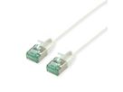 ROLINE RM U/FTP DataCenter Patchkabel Cat.6A (Class EA), slim, weiß, 2 m