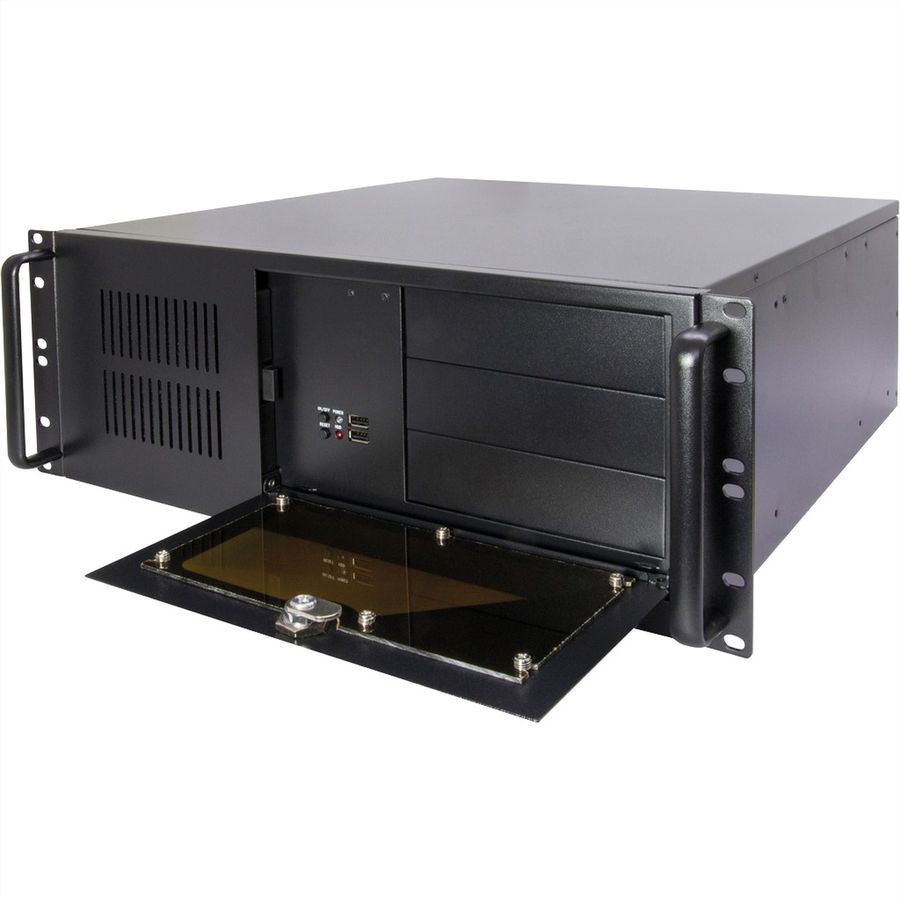 19" Servergehäuse 4U-4088-S, 4HE, STD, schwarz