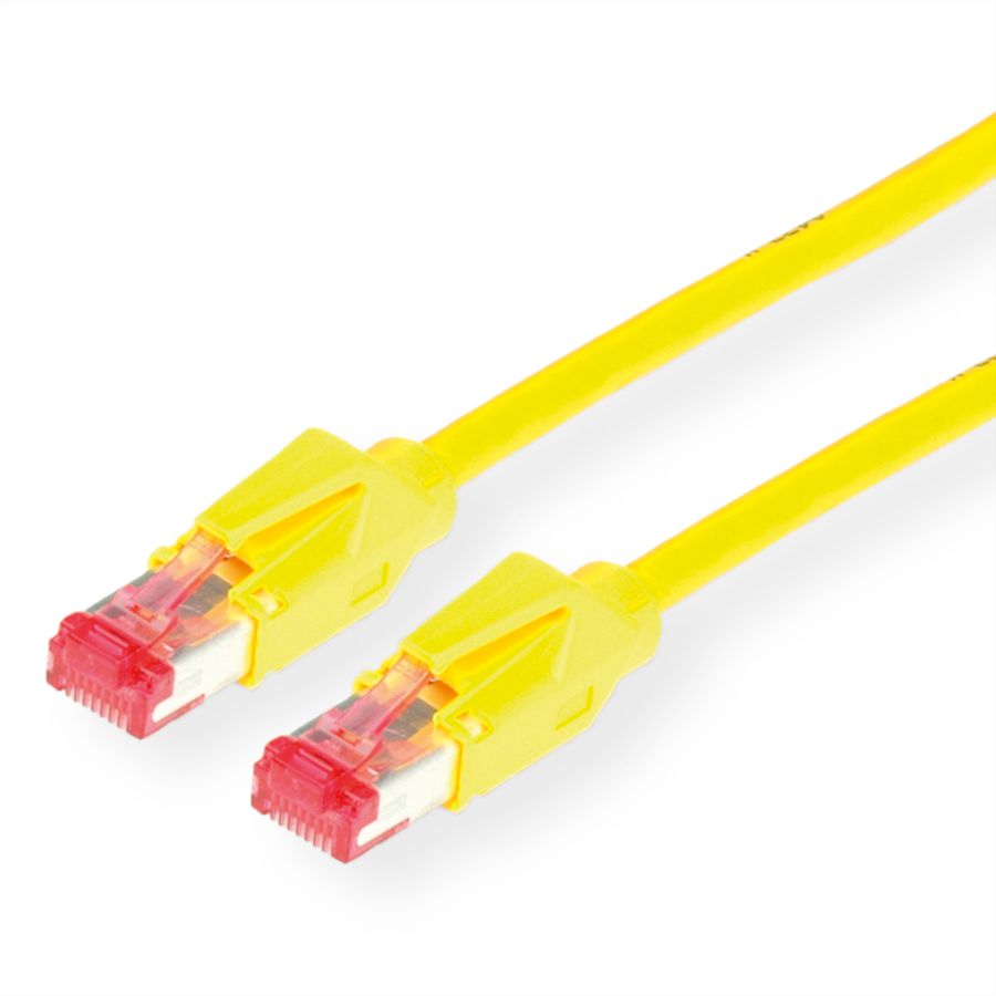 DRAKA Patchkabel Cat.6 (Class E) HP-FTP, UC400, LSOH, gelb, 0,5 m