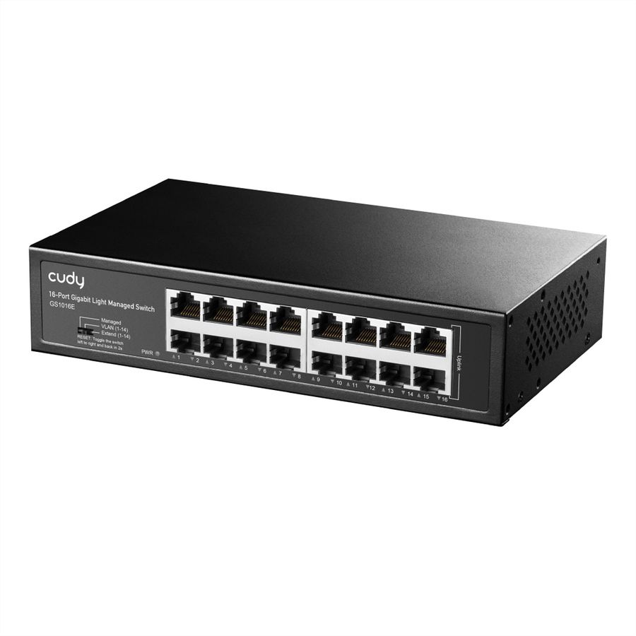 CUDY GS1016E Switch Gigabit Easy-Managed 16 ports