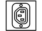 Bâti de prises SCHROFF, IEC C13 avec câble de connexion ouvert, 8x IEC C13, 19"