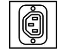 Bâtis de prises SCHROFF, IEC C13 avec câble de raccordement ouvert, 12x IEC C13, 19"