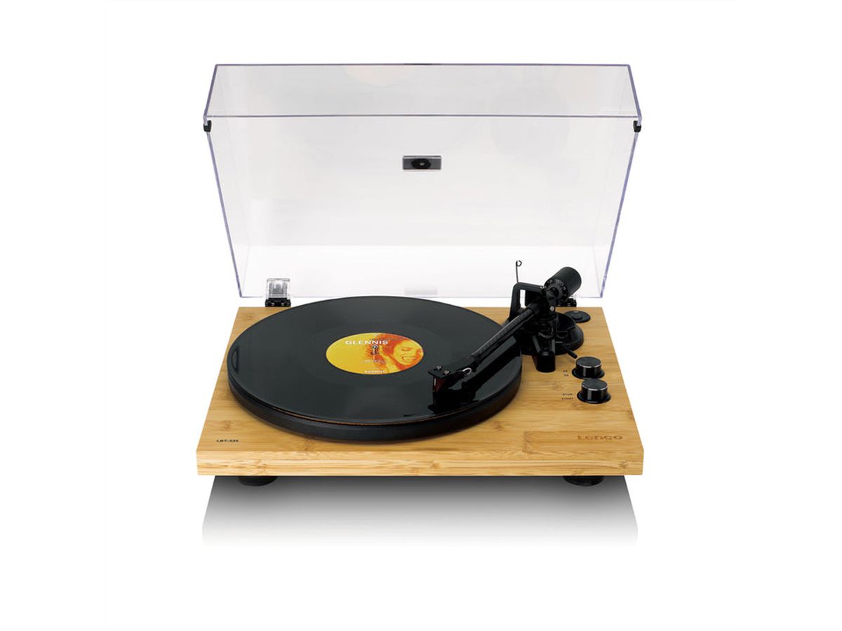 Lenco Plattenspieler LBT-335BA, Bambusfarbe ,BT, inkl Ortofon 2MRED