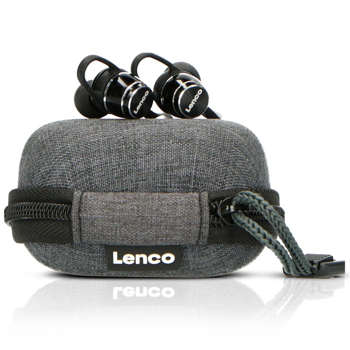 Lenco Bluetooth Kopfhörer EPB-160BK, schwarz,IPX4, mit ladehülle