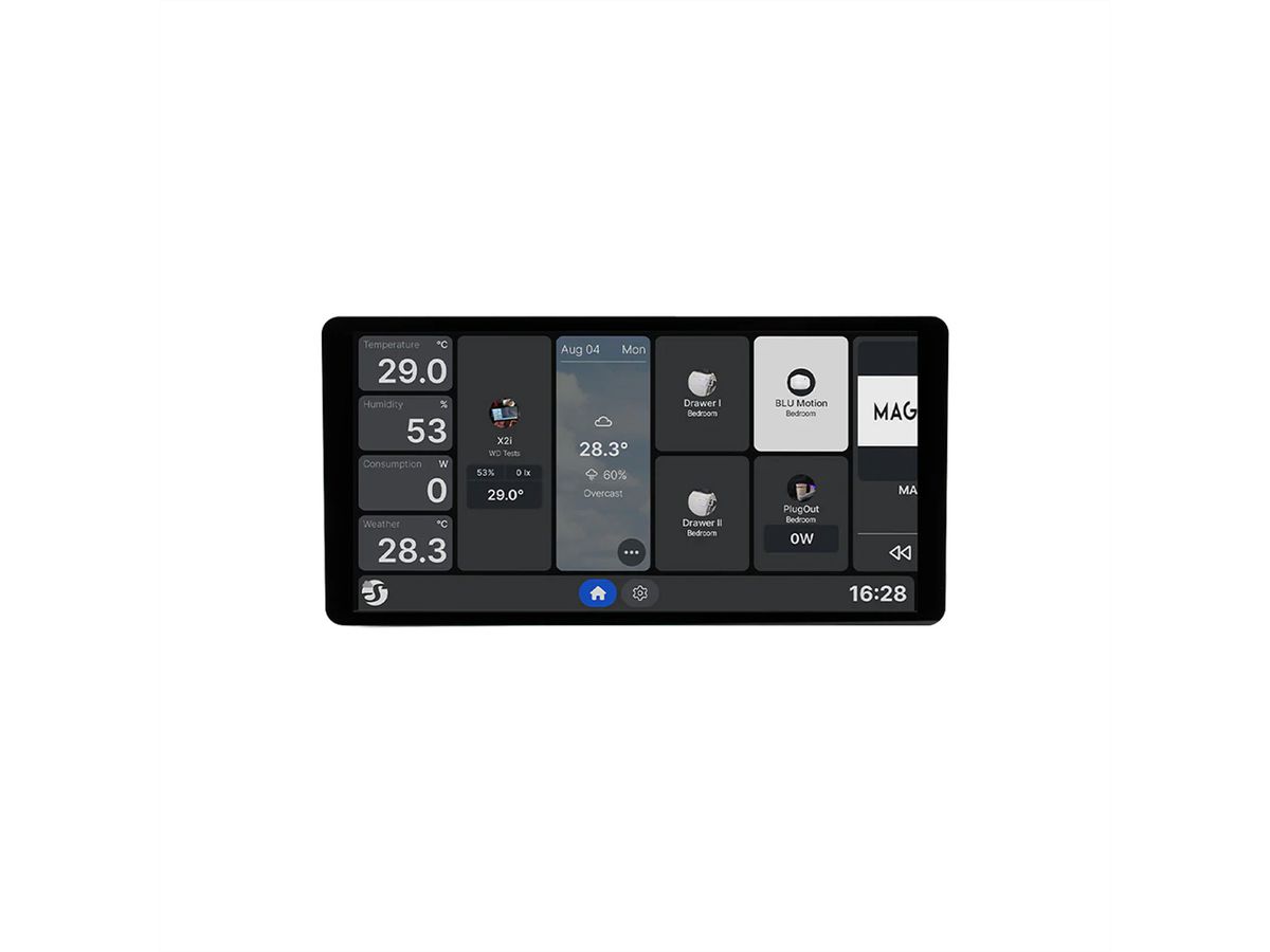 Shelly Wand Display X2 schwarz