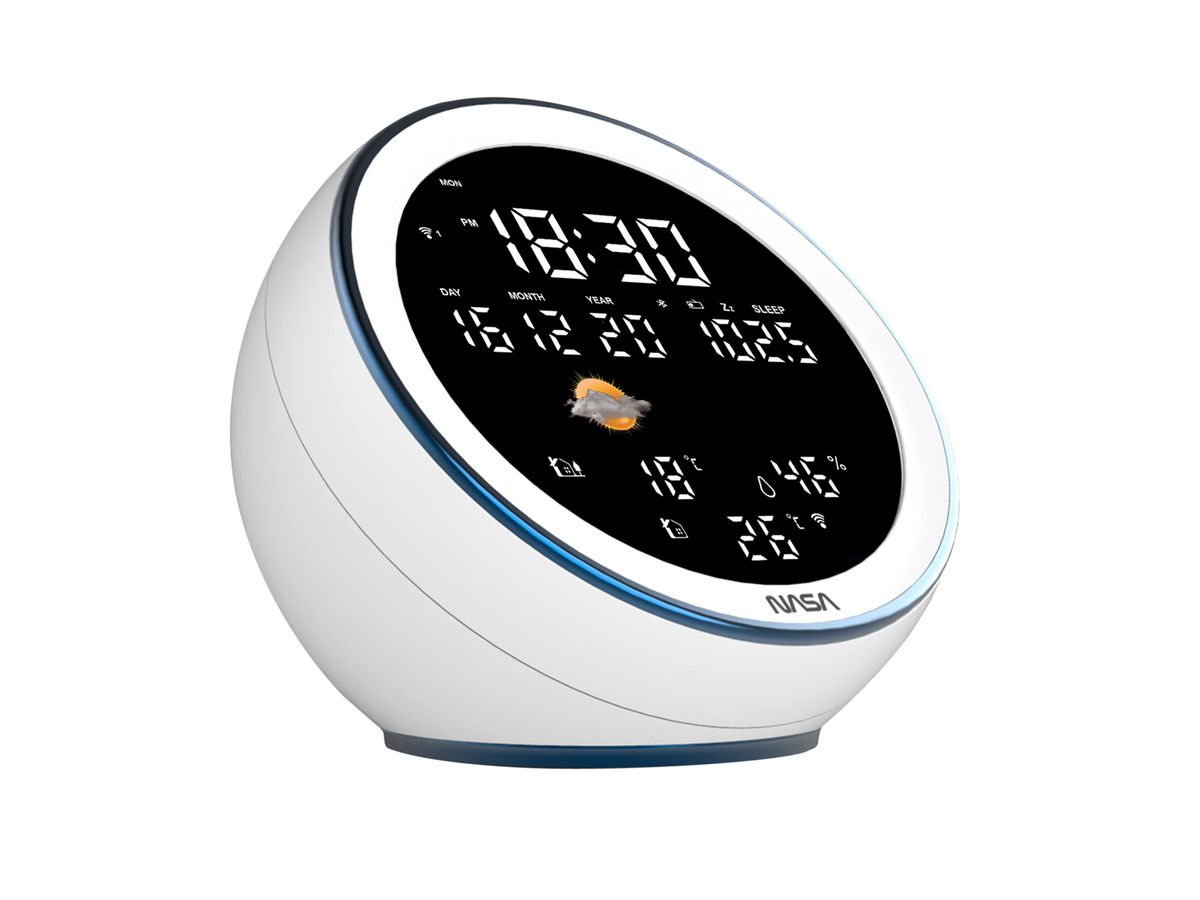 Nasa Wetterstation WSP1500, weiss, Bluetooth Speaker