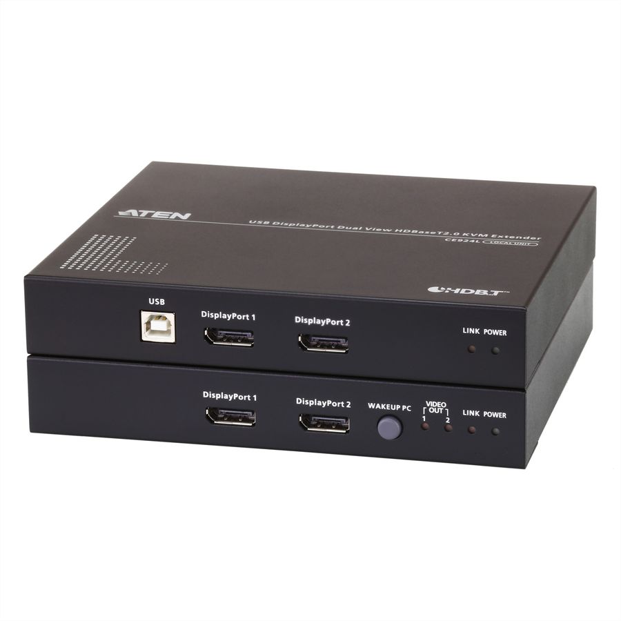 ATEN CE924 USB DisplayPort Dual-Anzeige HDBaseT 2.0 KVM Extender