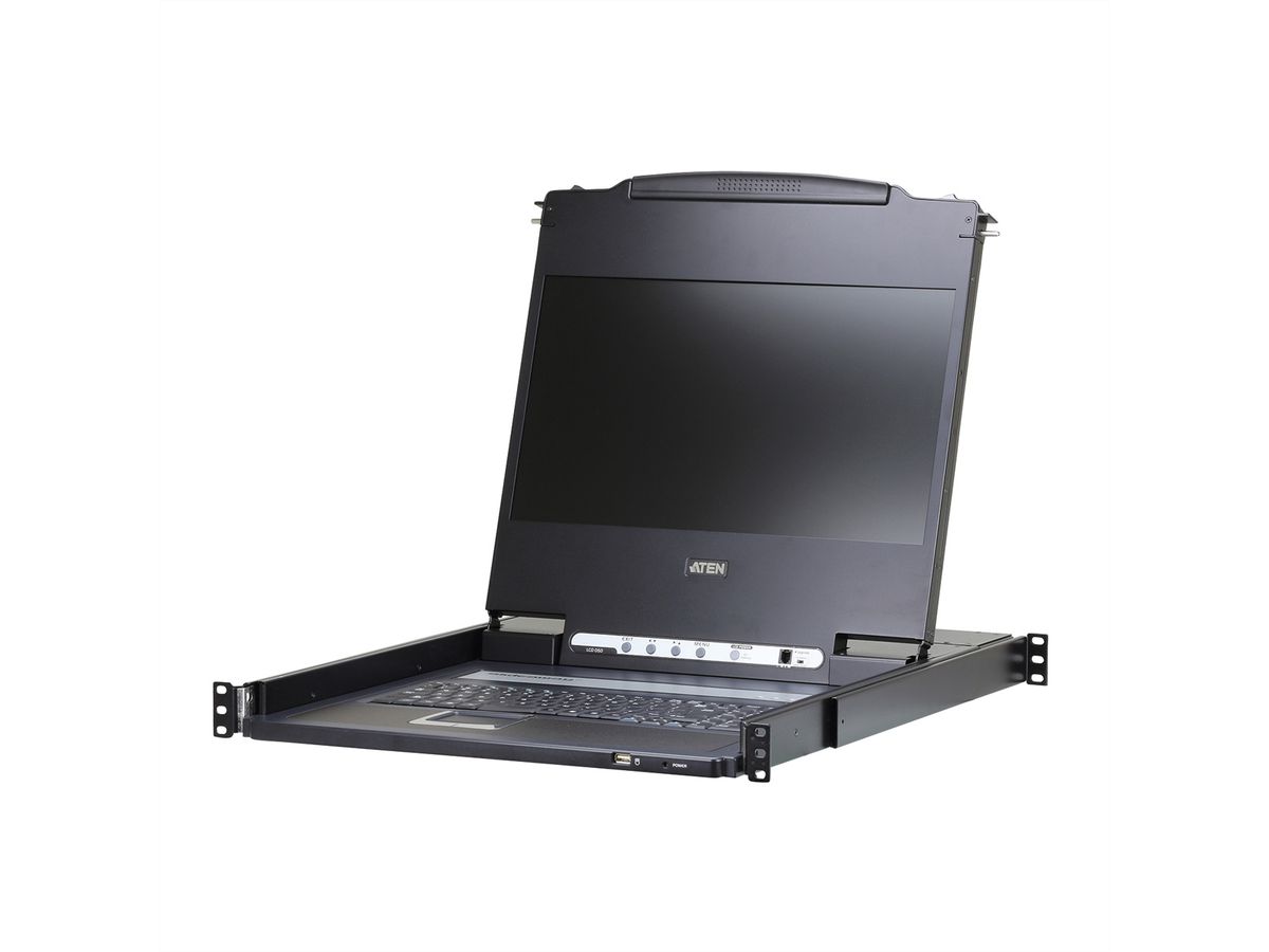 ATEN CL6700MW KVM-Konsole, LCD, DVI, HDMI Full HD, CH-Layout