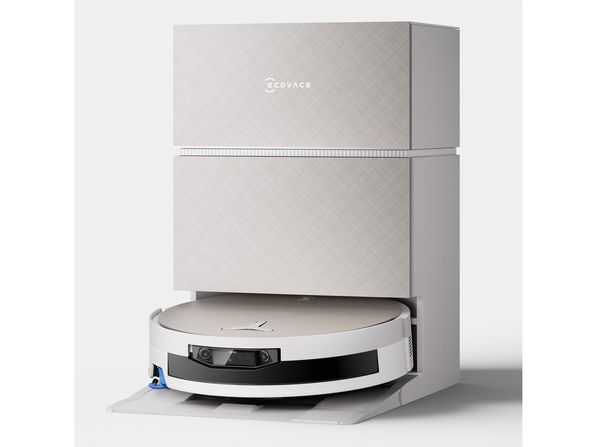 Ecovacs Aspirateur robot X12 PRO OMNI Deebot, blanc