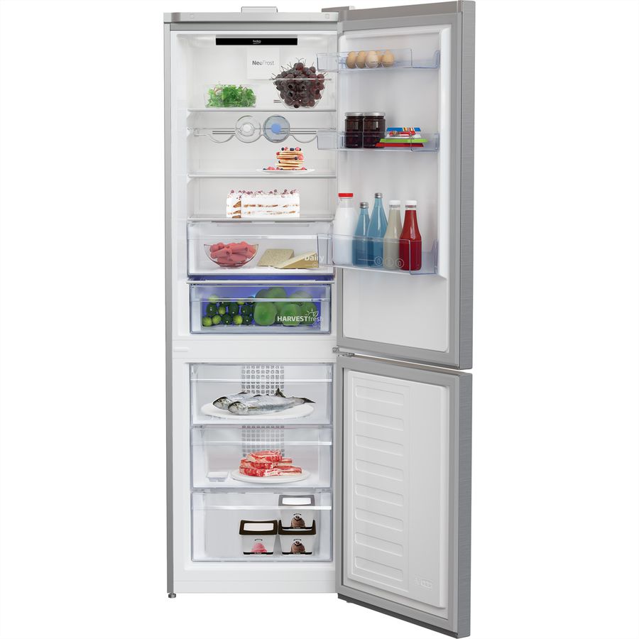 Beko Réfrigérateur-congélateur KG710, 325l, B, Titanium Inox