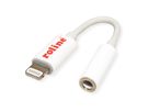 ROLINE Adapter Lightning - 3,5mm Audio, 0,13 m