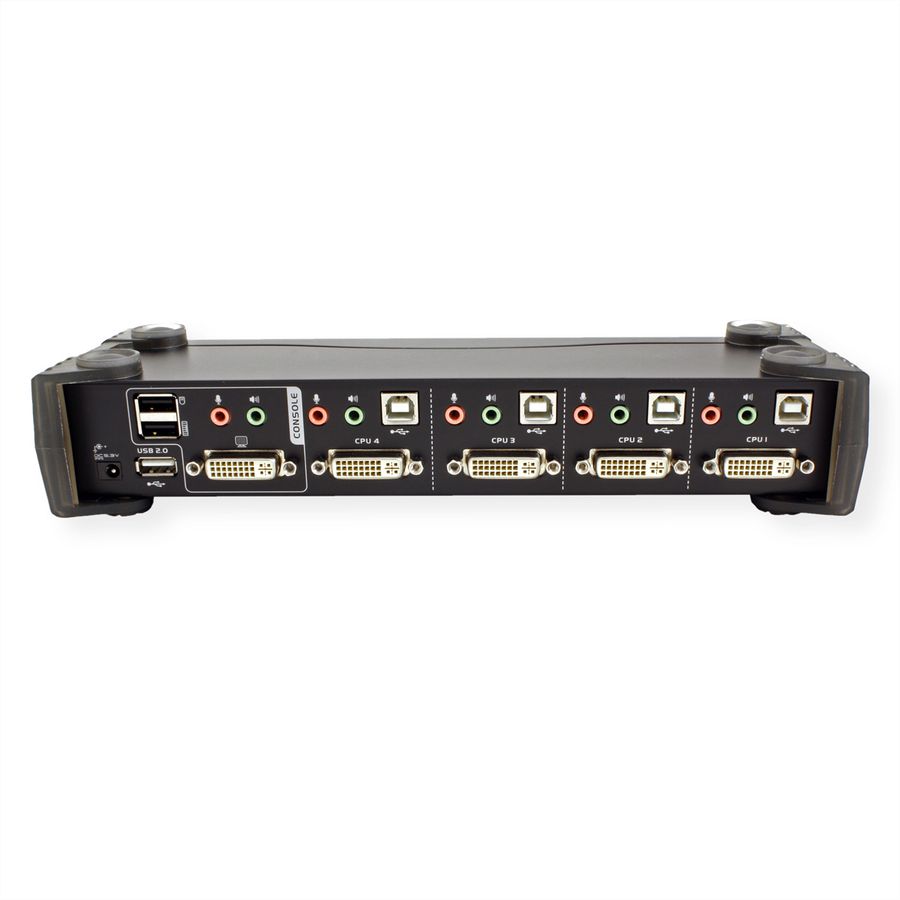ATEN CS1764A Switch KVM DVI, USB, Audio, Hub USB, 4 ports