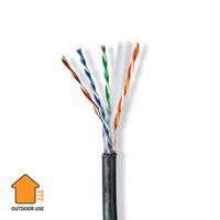 Nedis U/UTP Kabel Outdoor Cat.6, Massivdraht, 300m