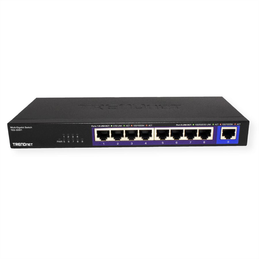 TRENDnet TEG-S591 Switch Multi-Gigabit à 9 ports