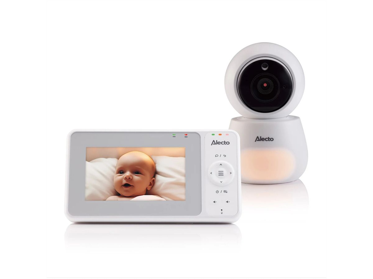 Alecto Babyphone DVM2043 10.9cm Display, schwenkbare Kamera, Nachtlicht