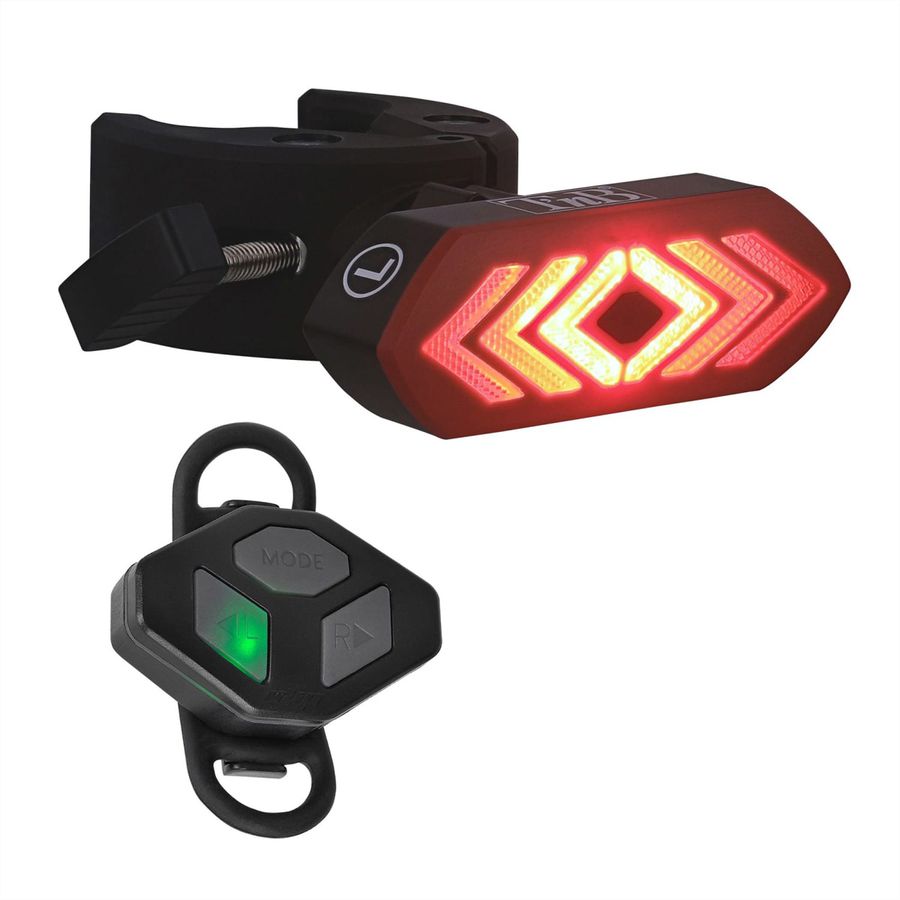 Feu arrière T’nB avec fonction clignotante pour vélo et trottinette électrique, Noir