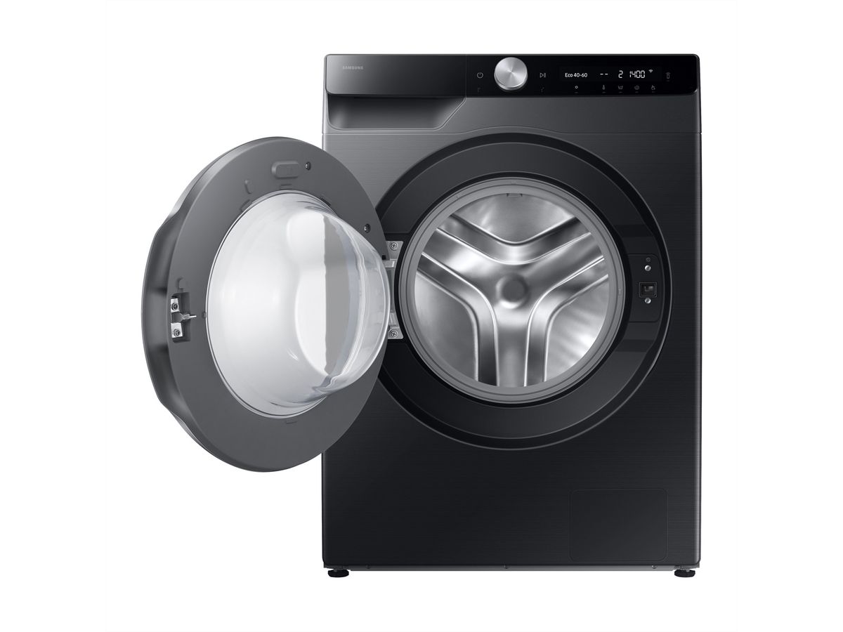 Samsung Waschmaschine WW6000 9kg, A, schwarz, AI EcobubbleTM