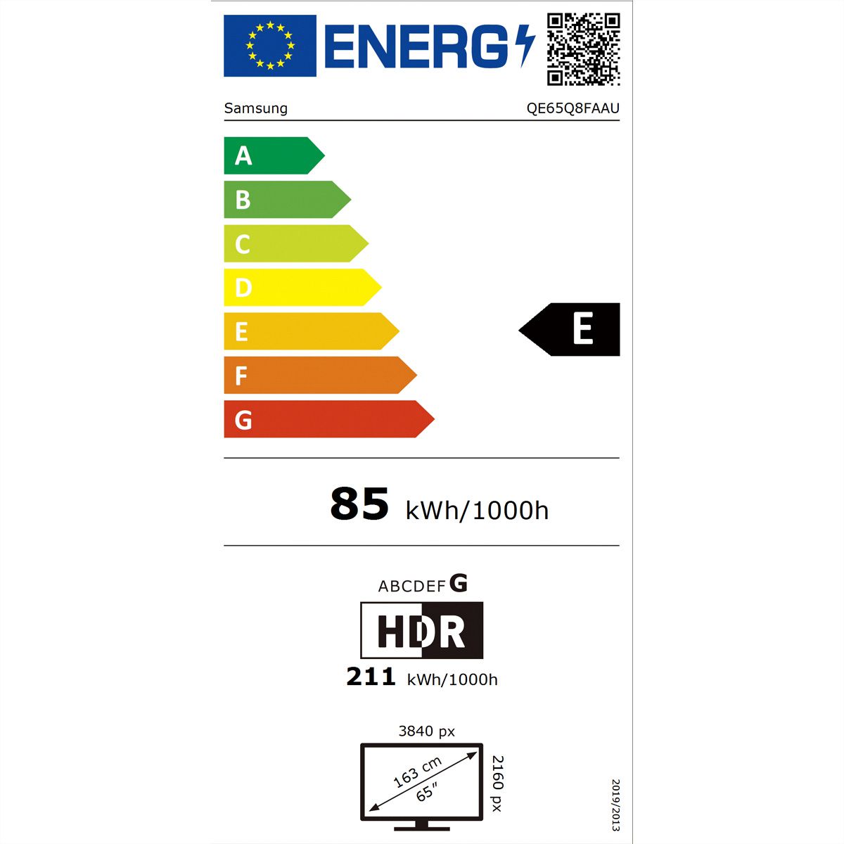 Samsung TV 65" Q8F Series