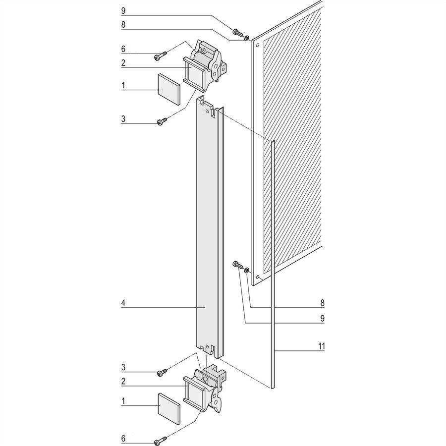SCHROFF Steckbaugruppen mit Aushebegriff in Trapezform, Typ 2 - SBGR TR-GR P 6HE 8TE