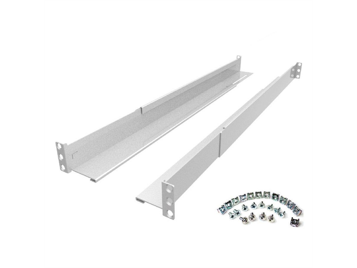 ROLINE USV 19''-Rail Kit 1/2/3 HE 60-90 cm, AL-eloxiert