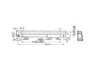 Connecteur SCHROFF de type C, EN 60603, DIN 41612, mâle, 96 contacts, broches à souder, 3 mm