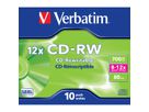 Verbatim CD-RW Jewel 700MB 12x 10 Pack