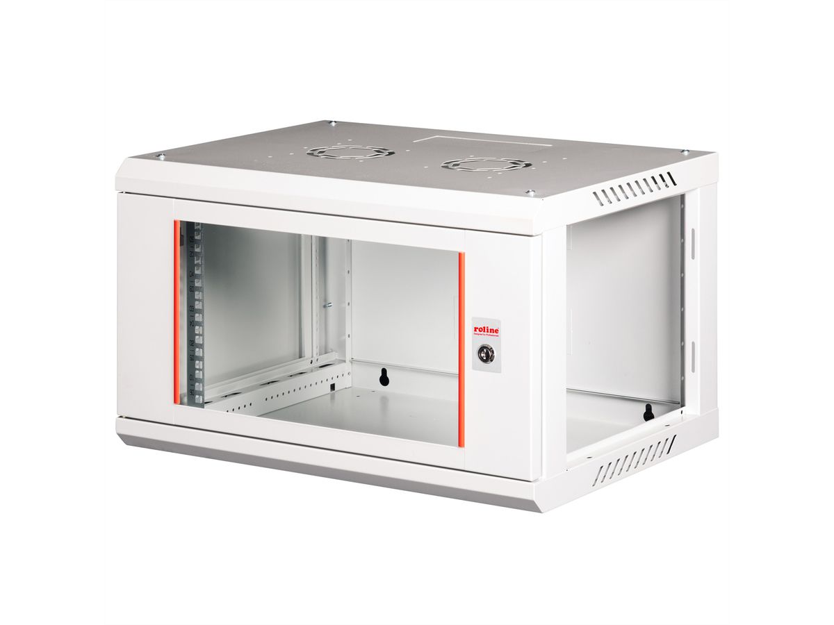 ROLINE 19-Zoll Wandgehäuse Basic Plus 6HE, 600x450 BxT grau