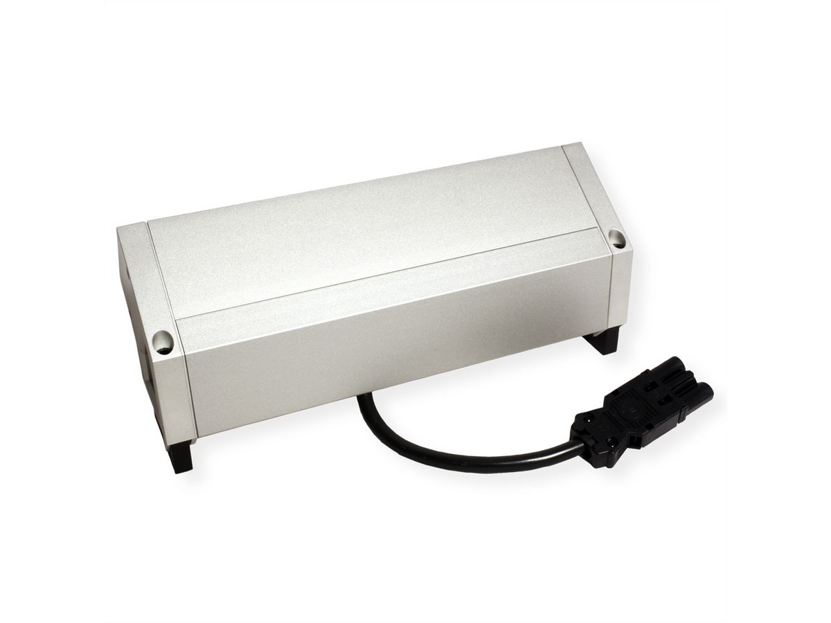 BACHMANN DESK2 2x contact de protection 1x USB-Charger 1x ABD, GST18 Inox
